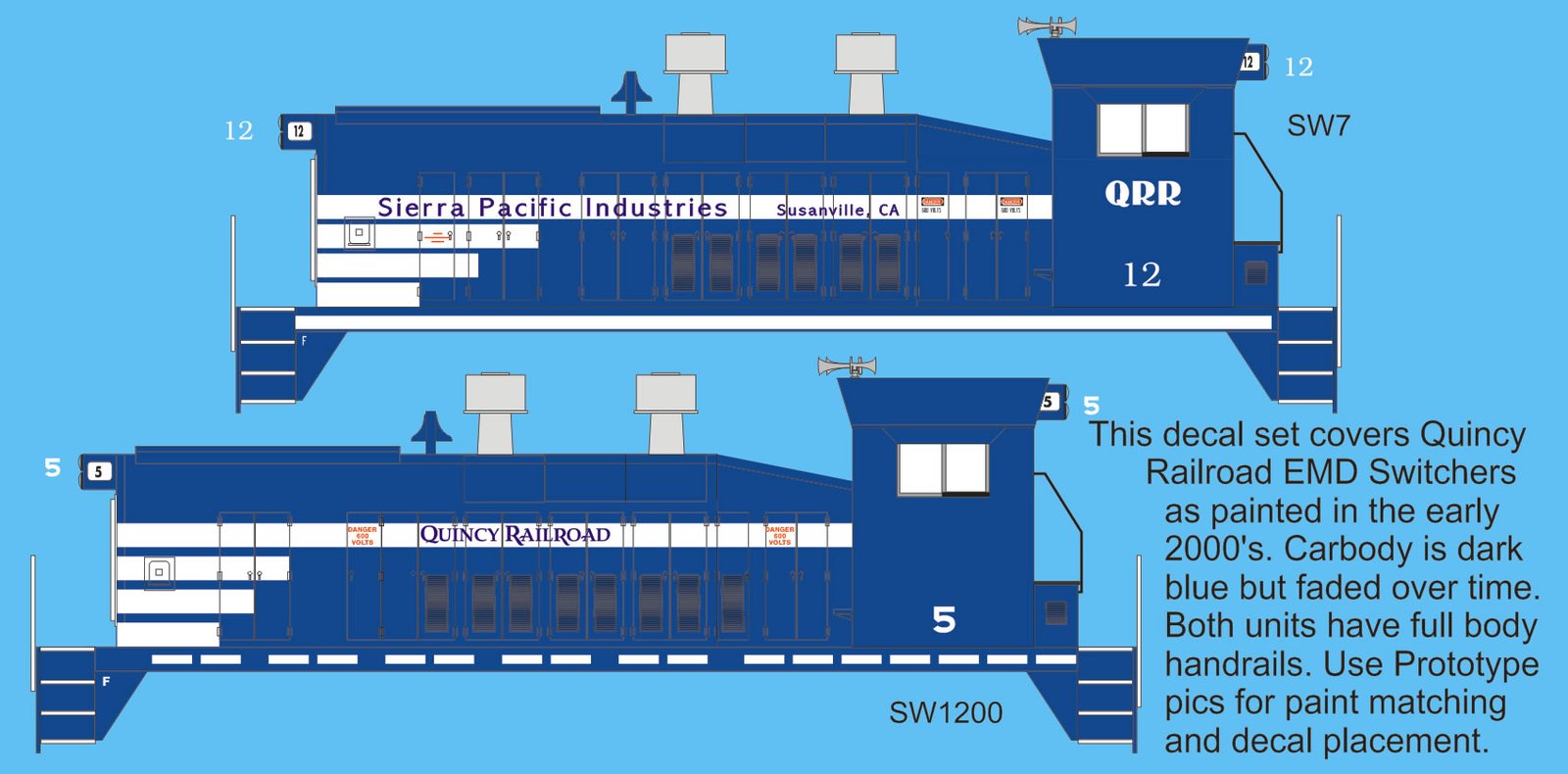 L-323 – Quincy Railroad – Sierra Pacific Industries EMD – High Ball ...